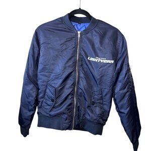 Disney Pixar Lightyear MA-1 Flight Bomber Jacket Unisex Small Lightweight Travel